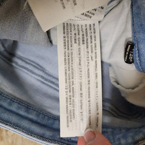 Abercrombie & Fitch Mid Rise Super Skinny Ankle Jeans Blue‎ Light Wash Womens 28 - Picture 15 of 15